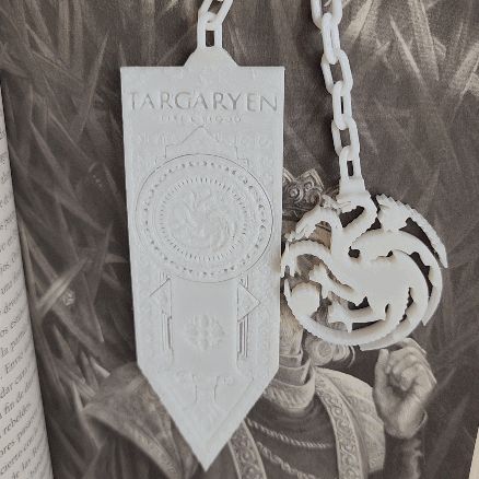 20240721_152828.gif Lithophane BookMark Game of Thrones Targaryen