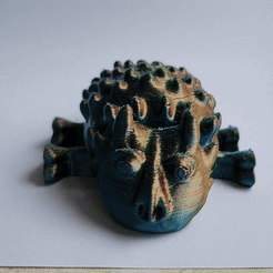 ezgif-4-08d5c2d8c6.gif Archivo STL Anky - Anquilosaurio articulado・Diseño de impresora 3D para descargar