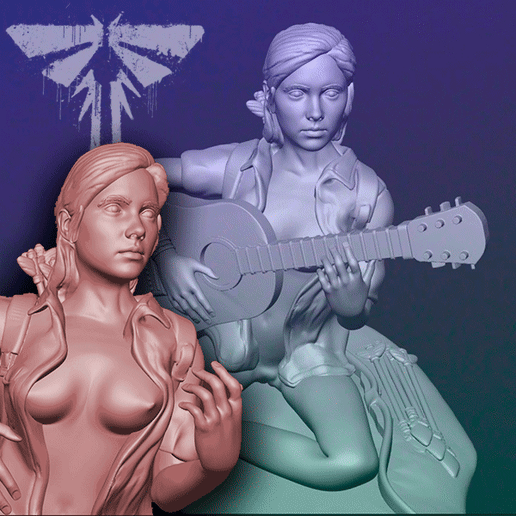 Ellie The last of us Hot 3D File for Cults
