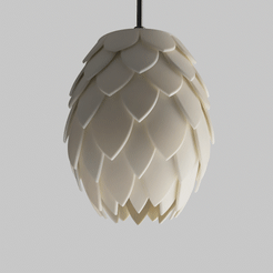Pinecone-animation-500x500.gif Archivo STL Cubierta de lámpara de huevo de dragón / pantalla de piña・Plan de impresión en 3D para descargar, betucanpritnthat