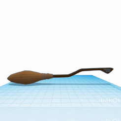 FINAL100%.gif 3D file Nimbus 2000 shaped ballpoint pen・Design to download and 3D print