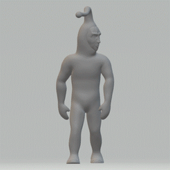 porrinha.gif Fichier STL STATUE DE SPERME NOIR - ONE PUNCH MAN・Design pour imprimante 3D à télécharger, Arthollogy