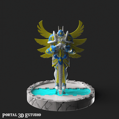 Comp-1_9.gif STL file Digimon ,Seraphinmon・3D printer model to download
