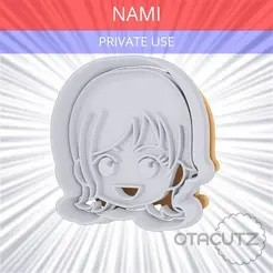 Nami~PRIVATE_USE_CULTS3D_OTACUTZ.gif Nami Cookie Cutter / One Piece