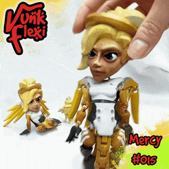 01gif.gif Overwatch Mercy Flexi Print-In-Place + figure & keychain