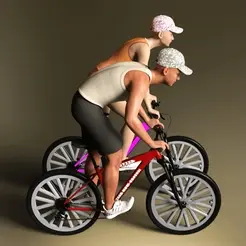 cycle.gif 3MF-Datei Radfahren kostenlos・3D-Druckvorlage zum Herunterladen