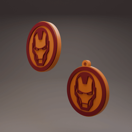 Iron Man - Marvel - Rivals - Keychain and Coin/Badge