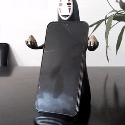 ezgif.com-gif-maker.gif STL file No cell phone holder face・3D printer design to download
