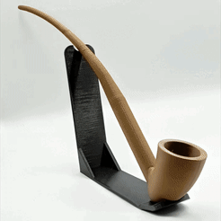 pipe-gandalf_2.gif STL file Gandalf pipe \ vape・3D printer model to download