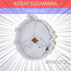 Koshi_Sugawara~PRIVATE_USE_CULTS3D_OTACUTZ.gif 3D-Datei Koshi Sugawara Ausstechform / Haikyuu kostenlos・Design für 3D-Drucker zum herunterladen