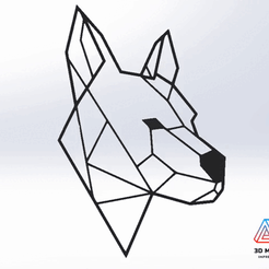 3p MAX STL file GEOMETRIC DOG・Design to download and 3D print, 3D_MAX