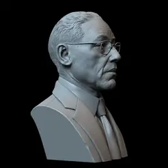 GustavoTurn.gif 3D file Gustavo Fring (Giancarlo Esposito) from Breaking Bad, Better Call Saul・3D print object to download