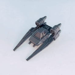 ezgif.com-video-to-gif.gif STL file Cute U-Wing SD CHIBI STAR WARS・3D printing idea to download