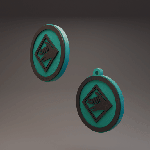 Fushiguro Megumi Emblem - Jujutsu Kaisen - Keychain and Coin/Badge