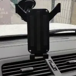 1673521444522.gif STL file Simple automatic car phone holder・3D printable design to download