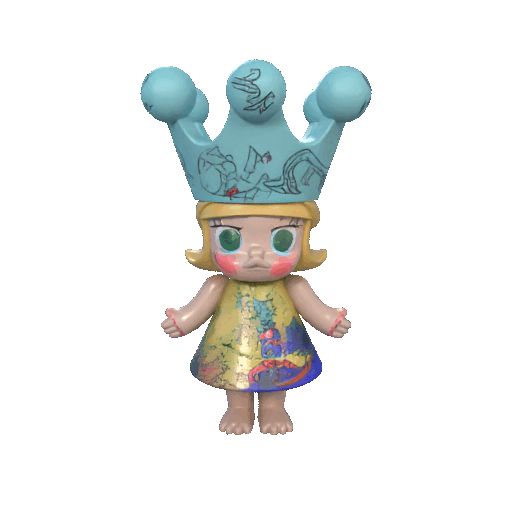 🦸 Mega Royal Molly 400% Childishness Figurine・ STL File