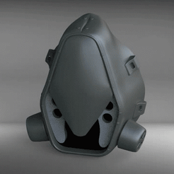 20200705_012842.gif Fichier STL gratuit Face Mask Fallout 2 ver2.2・Modèle à télécharger et à imprimer en 3D