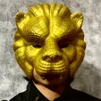 high1.gif Squid Game Mask - Vip Lion Mask 3D print model