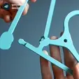 02.gif Print-in-place Clothes Hanger, foldable