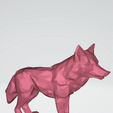 3D-Viewer-2024-04-23-11-48-20.gif Low Poly, Wolf, Sculpture