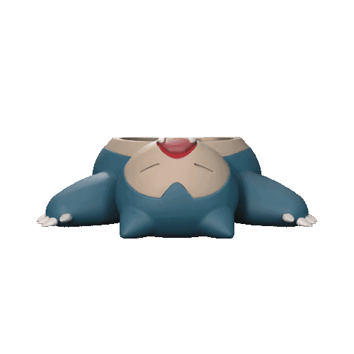 Pokémon Snorlax Pot - STL