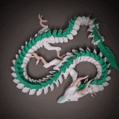 lv_0_20220726011316-1.gif STL file Dragon from spirited away- Haku・3D print object to download