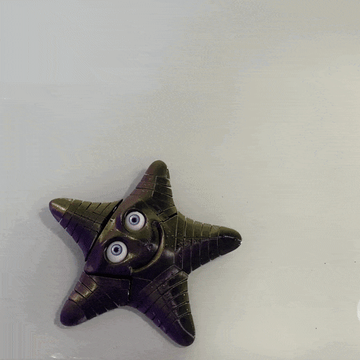**Flexi Articulated Star Toy – Inspired by Cute Animated Characters 😊⭐✨**