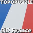 FranceGif.gif TopoPuzzle 3D France (12 Pieces)