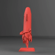 trophee.gif Download free STL file statue/rocket trophy for startup • 3D printable template, blandiant