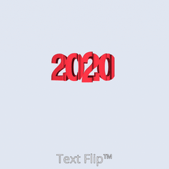 FU 2020.gif Archivo STL Text Flip - Fuck You 2020・Modelo para descargar y imprimir en 3D, master__printer