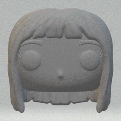 CABEZA-MUJER-120.gif STL file CABEZA MUJER 120 FUNKO POP・3D printable model to download