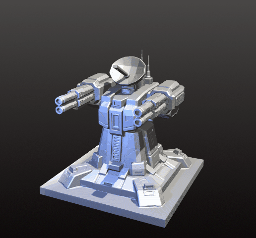 Futuristic Industrial sci fi Defense Tower – Custom Terrain for Tabletop Games