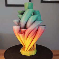 Coral-vase.gif STL file Coral Vase・3D printer design to download, 3DPrintBunny