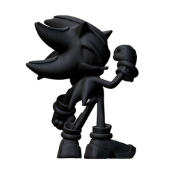 shadow.gif Fichier STL Shadow the Hedgehog - Sonic the hedgehog fan art・Plan à imprimer en 3D à télécharger