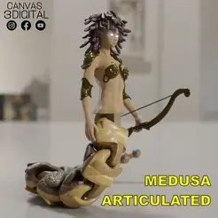 MEDUSA12.gif 3D file ARTICULATED JELLYFISH TOY・3D print design to download