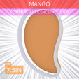 Mango~7.5in.gif Mango Cookie Cutter 7.5in / 19.1cm
