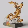 Wile-E.gif Wile E. Coyote - Running Pose-classic cartoons Fanart-FANART FIGURINE