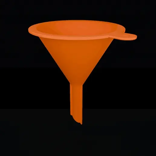 Funnel 60 mm - 5 outlets 4-10 mm, 4 stem lengths, vented, no supports