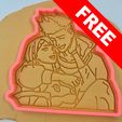 GIF.gif Free STL file DAVID AND LUCY / CYBERPUNK EDGERUNNERS / COOKIE CUTTER・3D print design to download