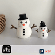 ezgif.com-video-to-gif-1.gif GLOWING KNITTED SNOWMAN LAMP FOR  LED CANDLE - MULTIPARTS