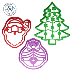 Christmas-Pack2_CP_ALL_GIF.gif Download STL file Christmas Collection Set 2 - Cookie Cutter - Fondant - Polymer Clay • 3D printable design, Cambeiro
