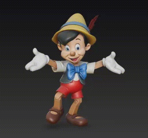 👾 Pinocho・ 3D File for 3D printing・Cults