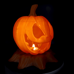 pumpkin-1.gif STL file Pumpkin Halloween Jack O Lantern・Model to download and 3D print