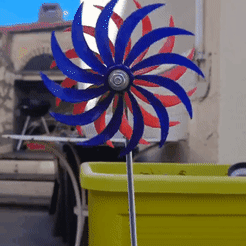 téléchargement-2.gif STL file Wind turbine garden decoration・3D printer design to download, rambinouze