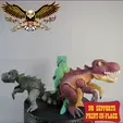 ezgif.com-video-to-gif.gif FLEXI T-REX WITH MOVABLE JAW | ALMOST PRINT IN PLACE | NO SUPPORT