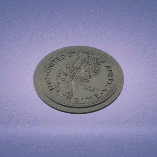 3.gif STL-Datei Wanddekorationsset Münzen von Amerika・3D-Druck-Idee zum Herunterladen, satis3d