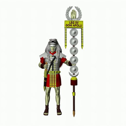 mp4.mp4 S.P.Q.R. - EAGLE OF THE LEGION - SIGNIFER 1 WITH SHIELD