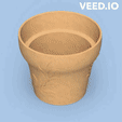 Planter-Branch,-2024.gif Planter Pot with Decorative Olive Branch