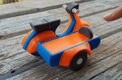 toothpick vespa - 3D model önizlemesi