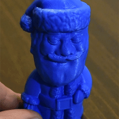 santa.gif Free STL file Bobble Head Santa・3D printable design to download